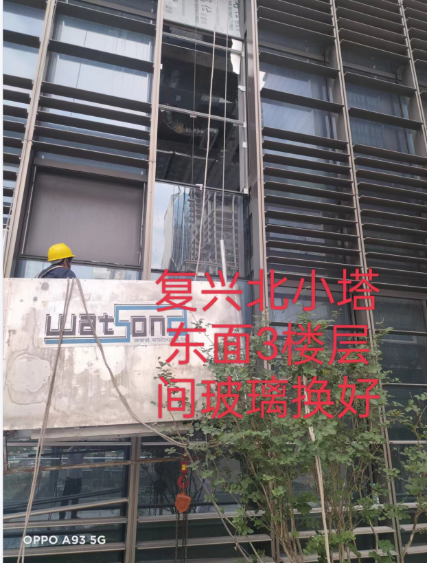 琶洲复星北幕墙维修